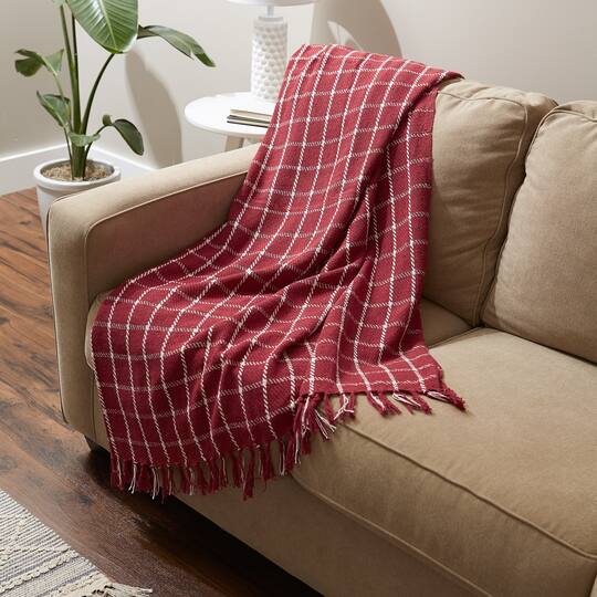 DII® Checked Plaid Throw